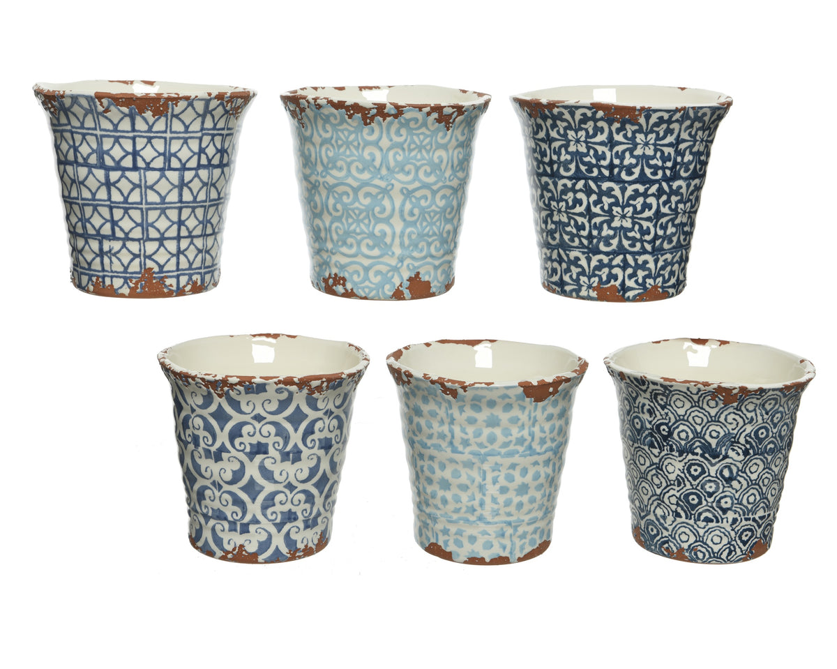 Terracotta Hand Painted Decorative Planter