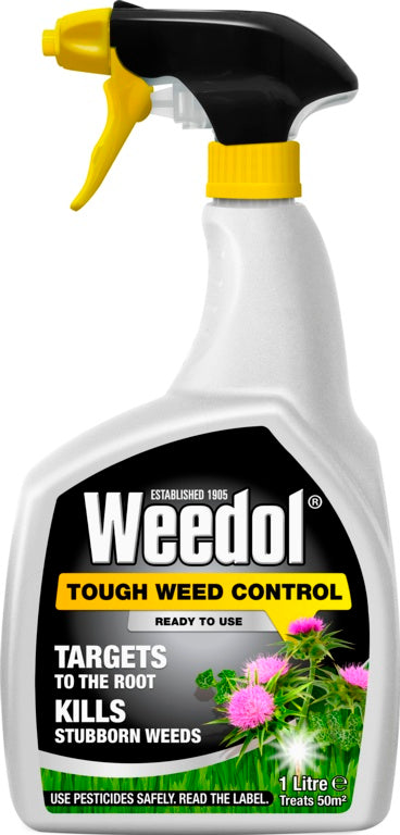 Weedol Tough Weed Control RTU 1 Litre Treats Up To 50m2