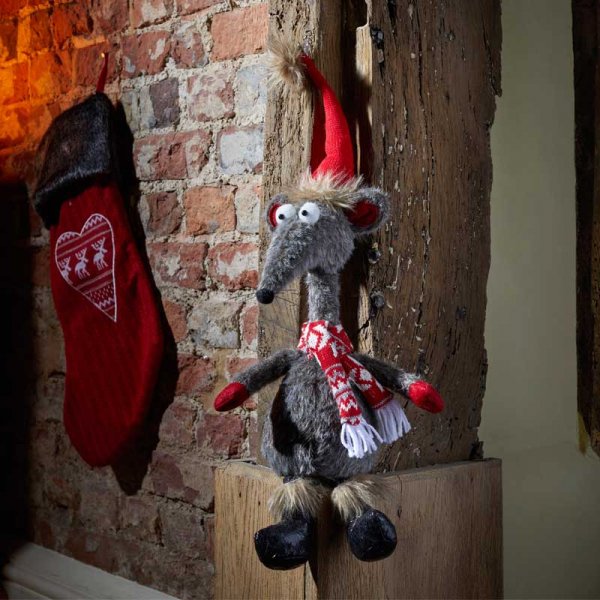 Rat A Louis Christmas Rat Figurine - 67cm