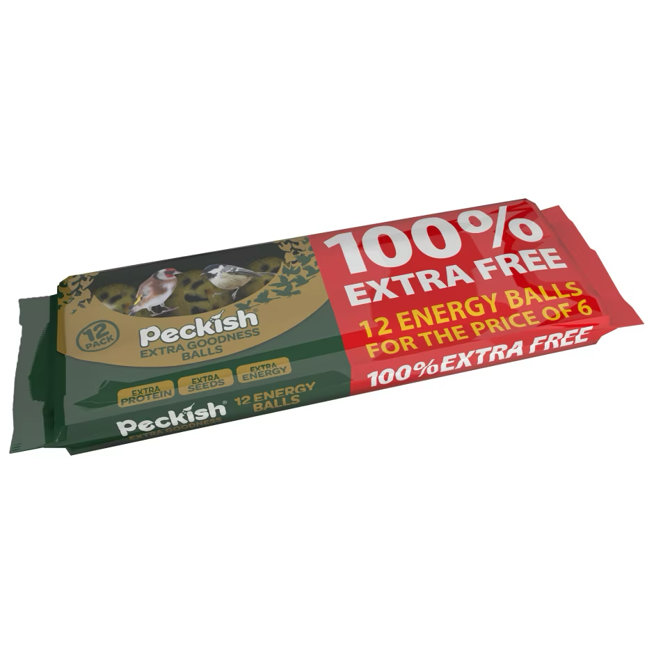 Peckish Extra Goodness Energy Balls 100% Extra Free (12 for the price of 6)