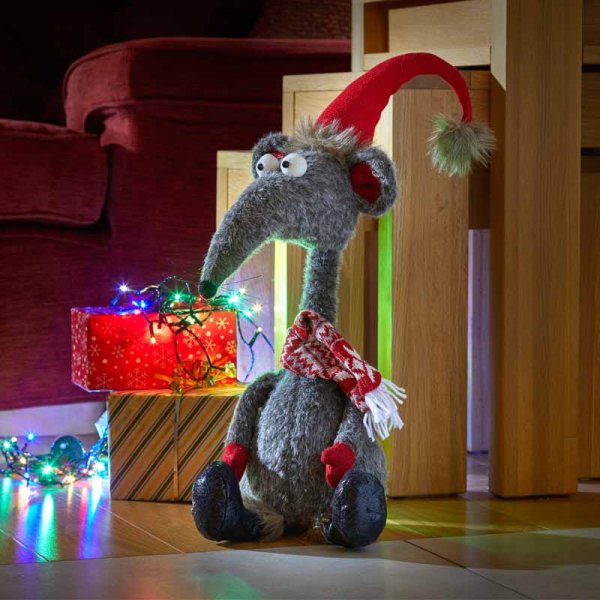 Renton the Christmas Rat Figurine - 48cm