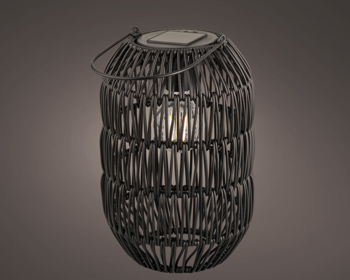 Lumineo - Black Solar Iron Warm White Light