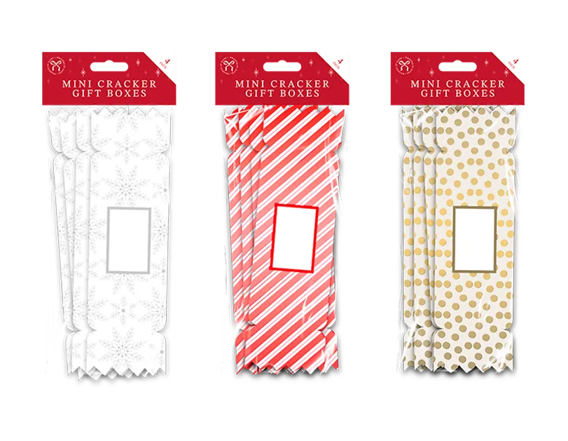 Mini Cracker Gift Boxes - Pack of 4