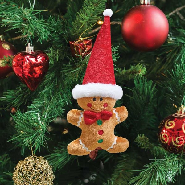 Gingerbread Man Pendant Character Plush Decoration