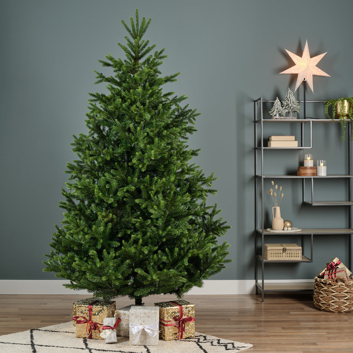 Everlands Nordmann Fir Artificial Pre-shaped Christmas Tree