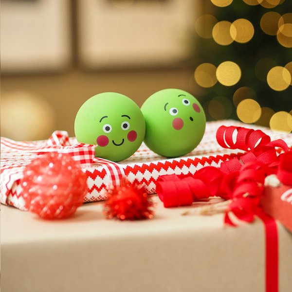 Sprout Zoon Ball Christmas Dog Toy - 6cm