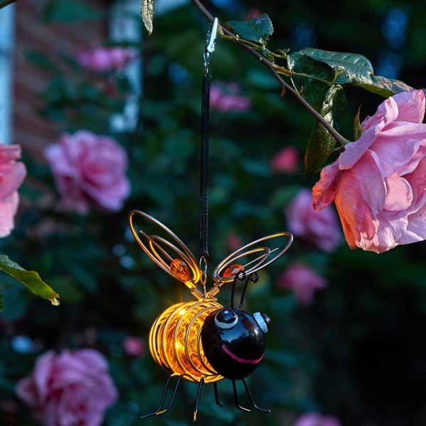Solar Bumble Bee Bug Light
