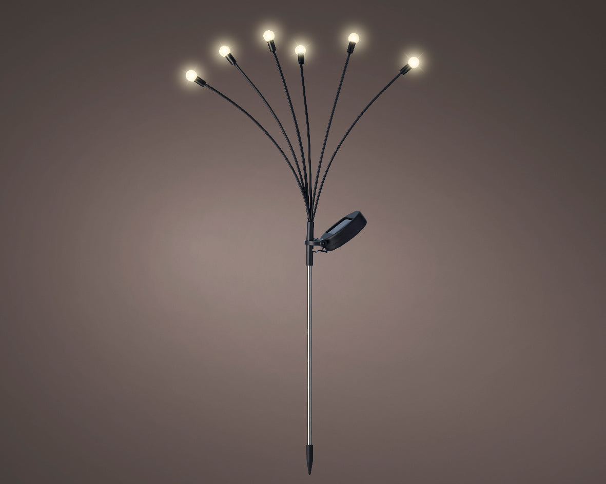 Warm White Mini Orb Ball Solar Stake Light - 70cm