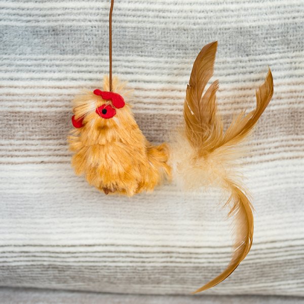 Zoon - Nip-it Catnip Teaser Hen Feather Cat Toy