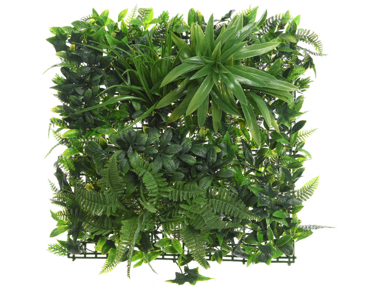 Artificial Tropical Mixed Leaf Plant Panel - 50cm²