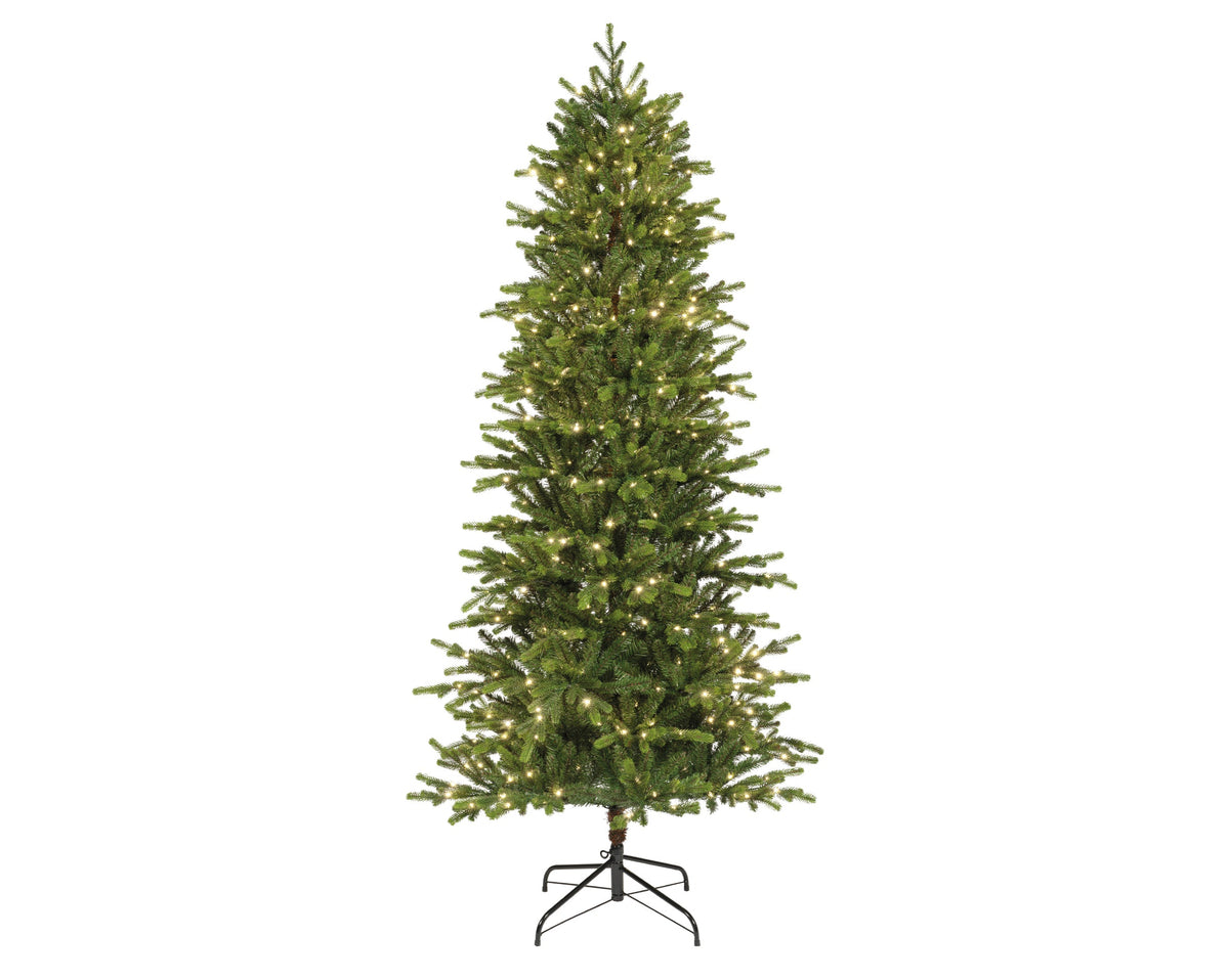 Everlands 7ft Greenland Fir Pre-Lit with 540 Warm & Classic White Colour Switch LEDs Artificial Christmas Tree