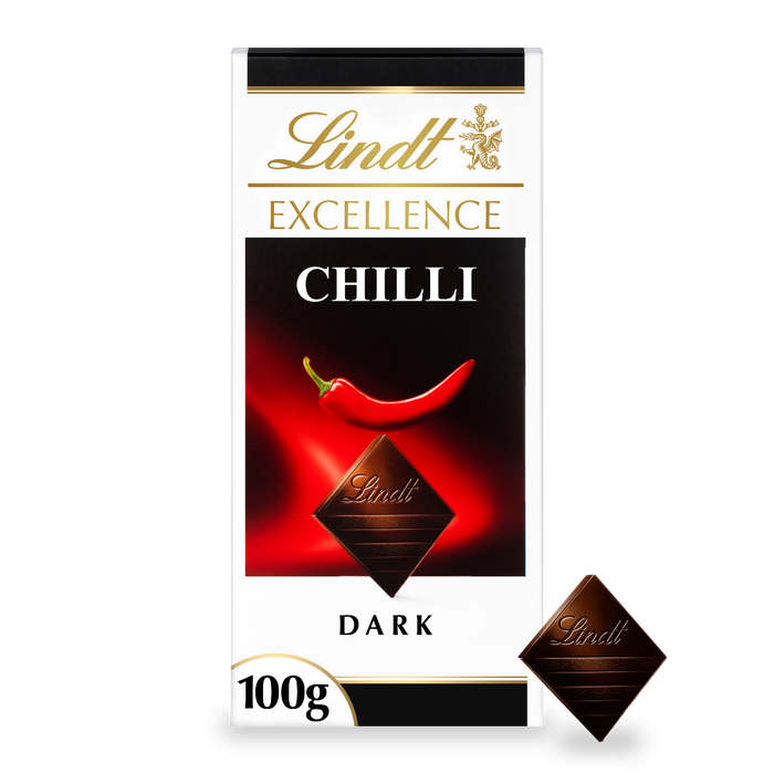 Lindt Excellence Dark Chocolate Chilli Bar - 100g