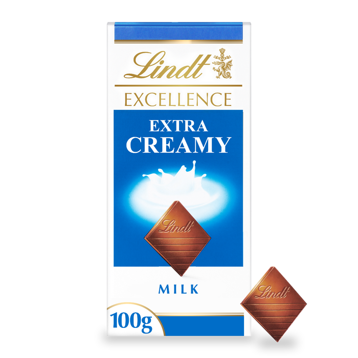 Lindt Extra Creamy Chocolate Bar - 100g
