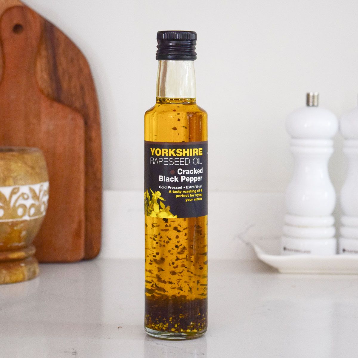 Yorkshire Rapeseed Oil with Black Pepper - 250ml