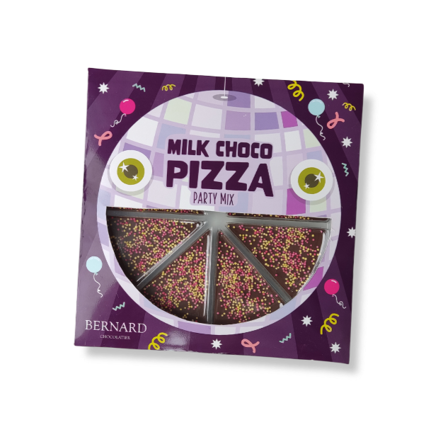 Milk Chocolate Party Sprinkle Pizza 85g