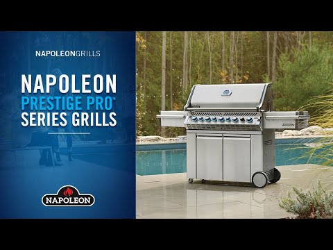 Napoleon Prestige® PRO 825 RSBI BBQ with Power Side Burner, Infrared Rear & Bottom Burners - 6 Main Burners
