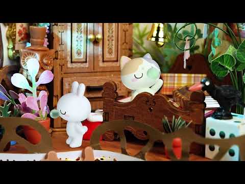 Rolife Fairytale Tree House DIY Model Kit with LED Light