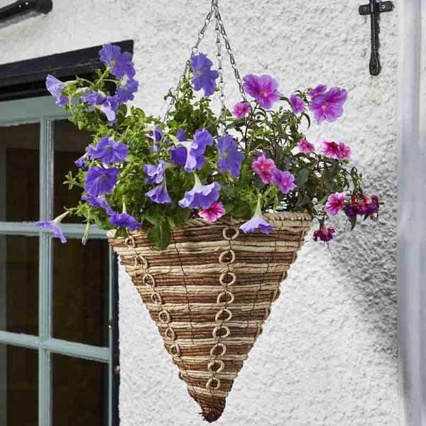 Special Offer Cornrope 14in Hanging Basket Cone