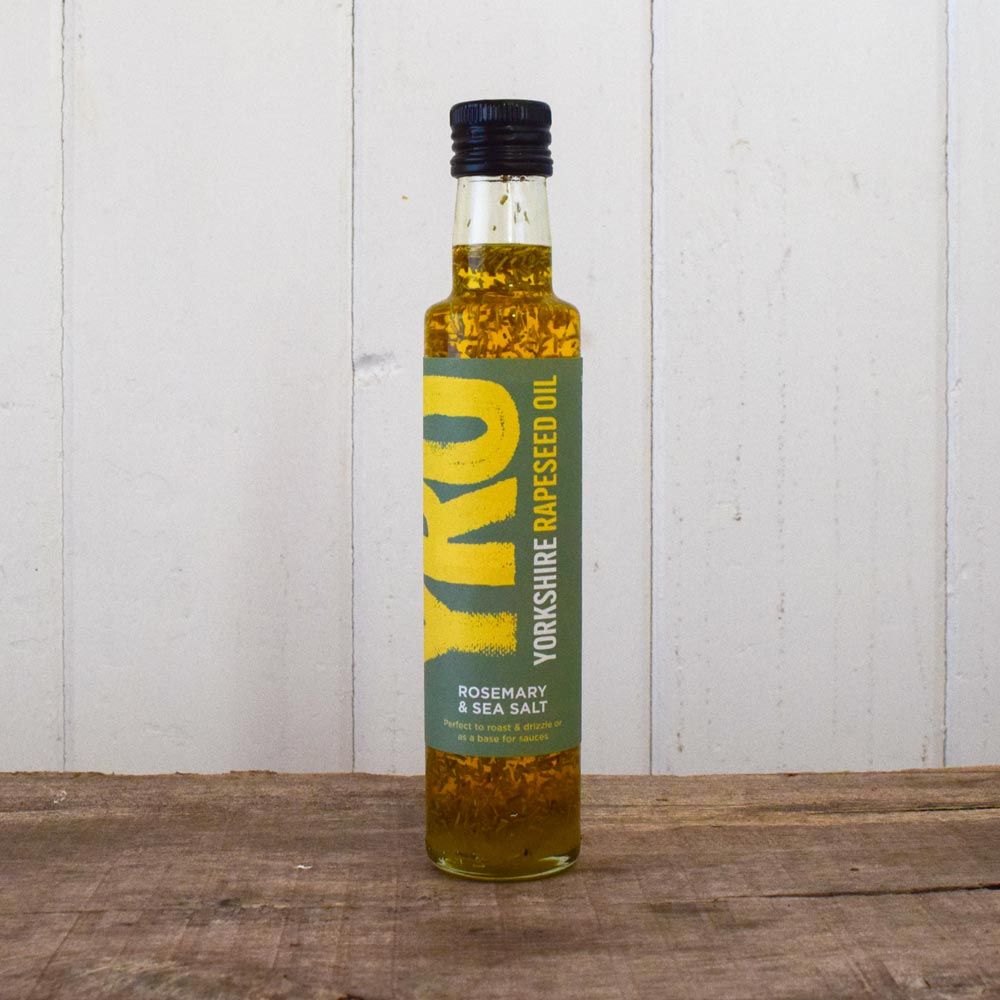 Yorkshire Rapeseed Oil with Rosemary & Sea Salt - 250ml