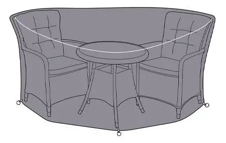Hartman - Eton / Arley 2 Seat Bistro Set Cover - Garden Furniture Cover