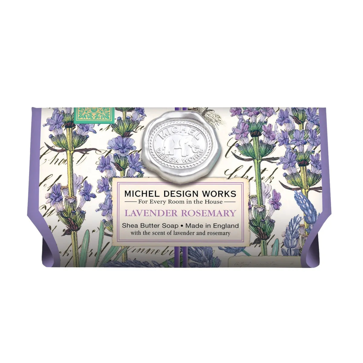Lavender Rosemary Bath Soap Bar by Michel Design Works - 246g