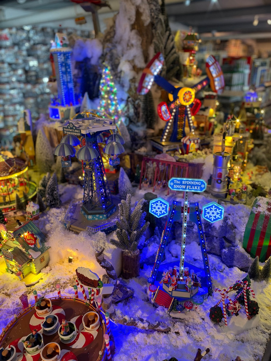 Lemax Christmas village display at Southwood Garden Centre in East Yorkshire