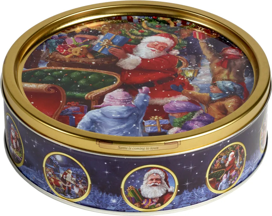Jacobesens Nostalgia Santa Cookies in Tin - 340g