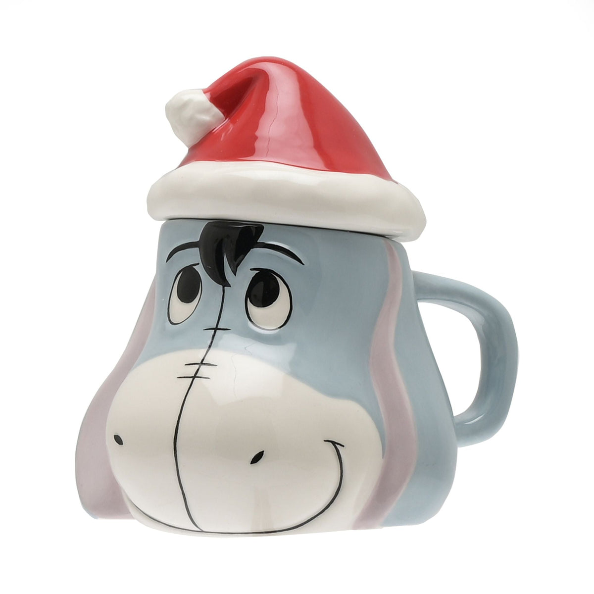 Disney Eeyore with Santa Hat Christmas Mug