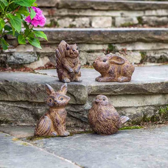 Woodland Creature Garden Ornament- 14cm