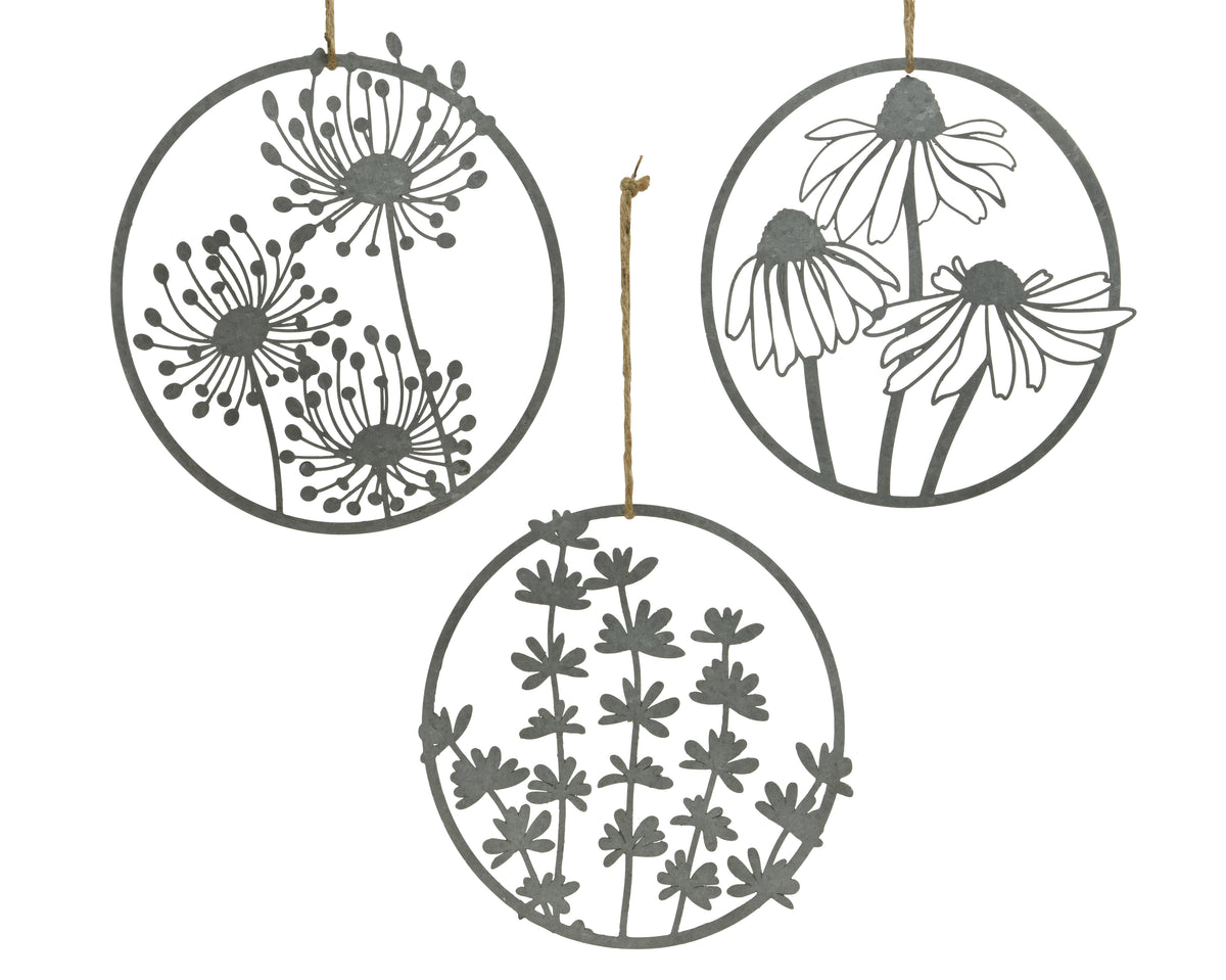 Flower Circle Hanging Wall Decoration