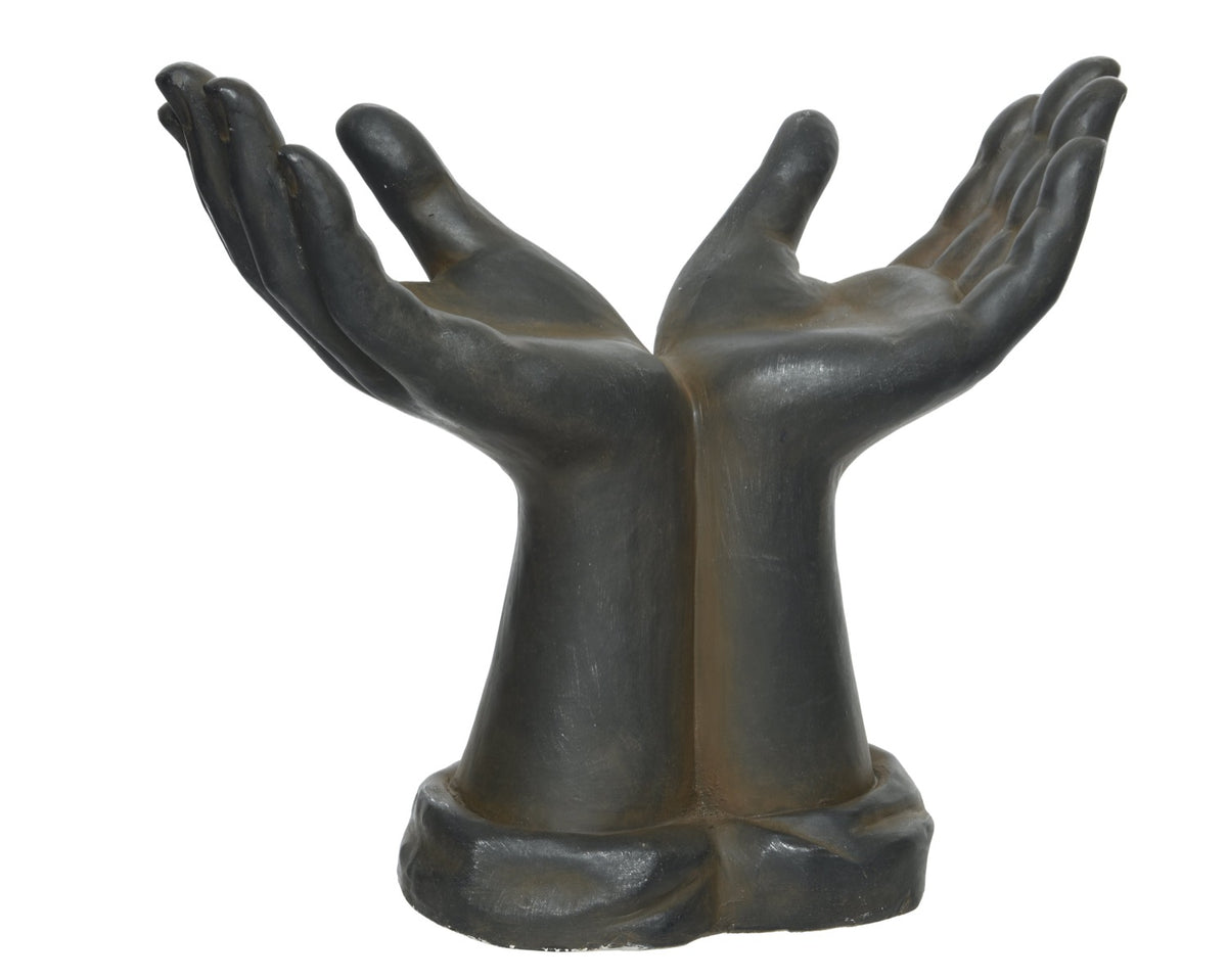 Polymagesium Hands Outdoor Statue
