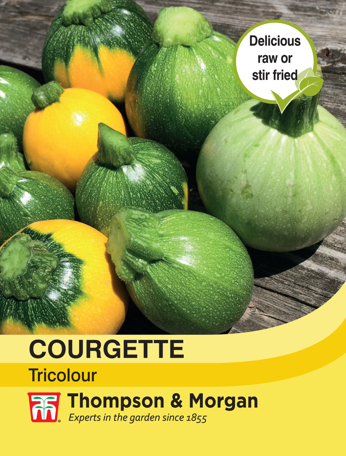 Courgette Tricolour F1 Hybrid- Pack of seeds