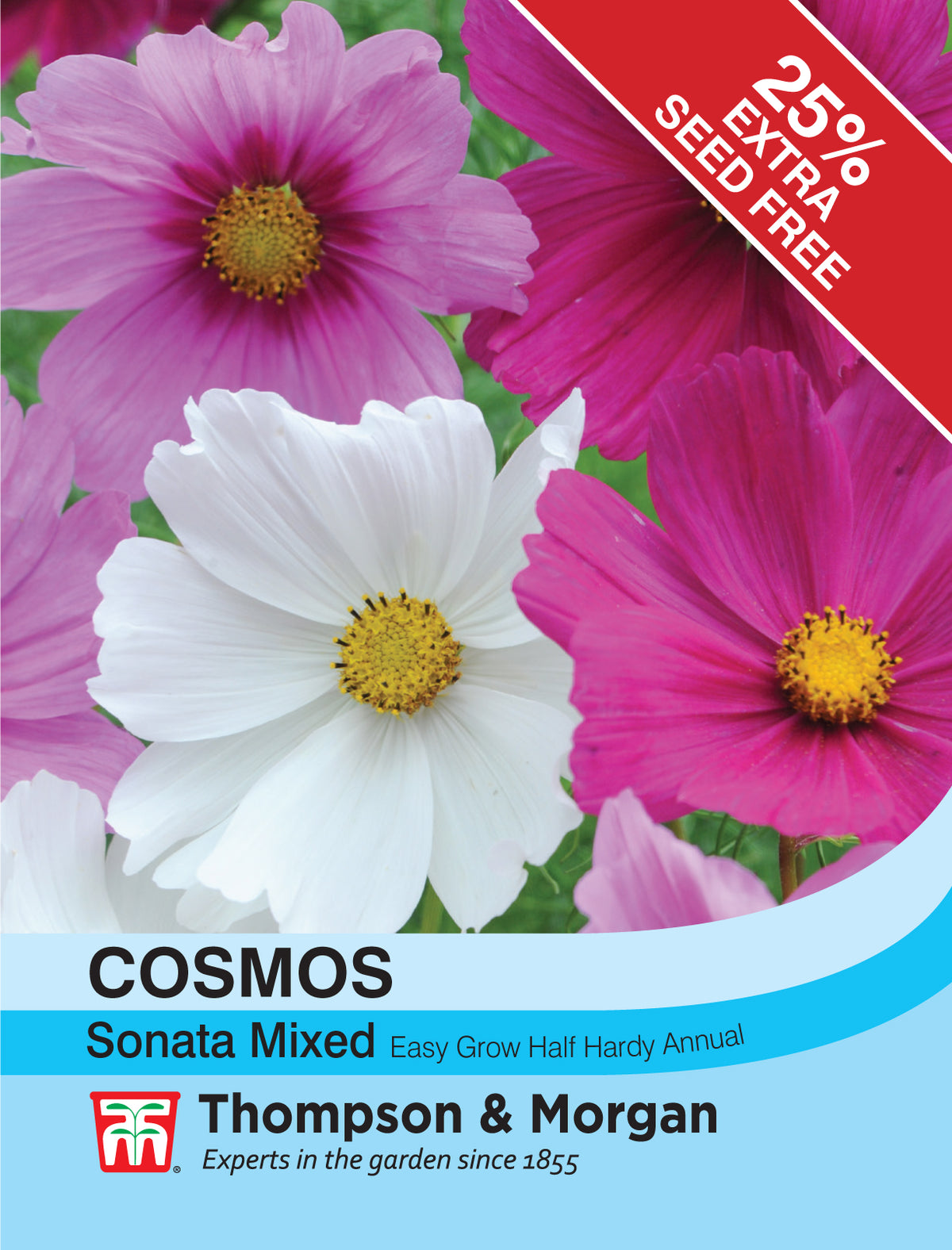 Cosmos Sonata Mixed- Pack of seeds
