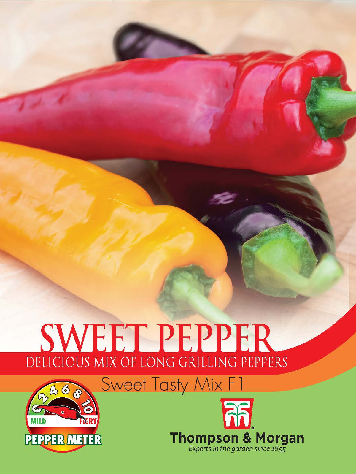 Pepper Sweet Tasty Mix F1 Hybrid- Pack of seeds
