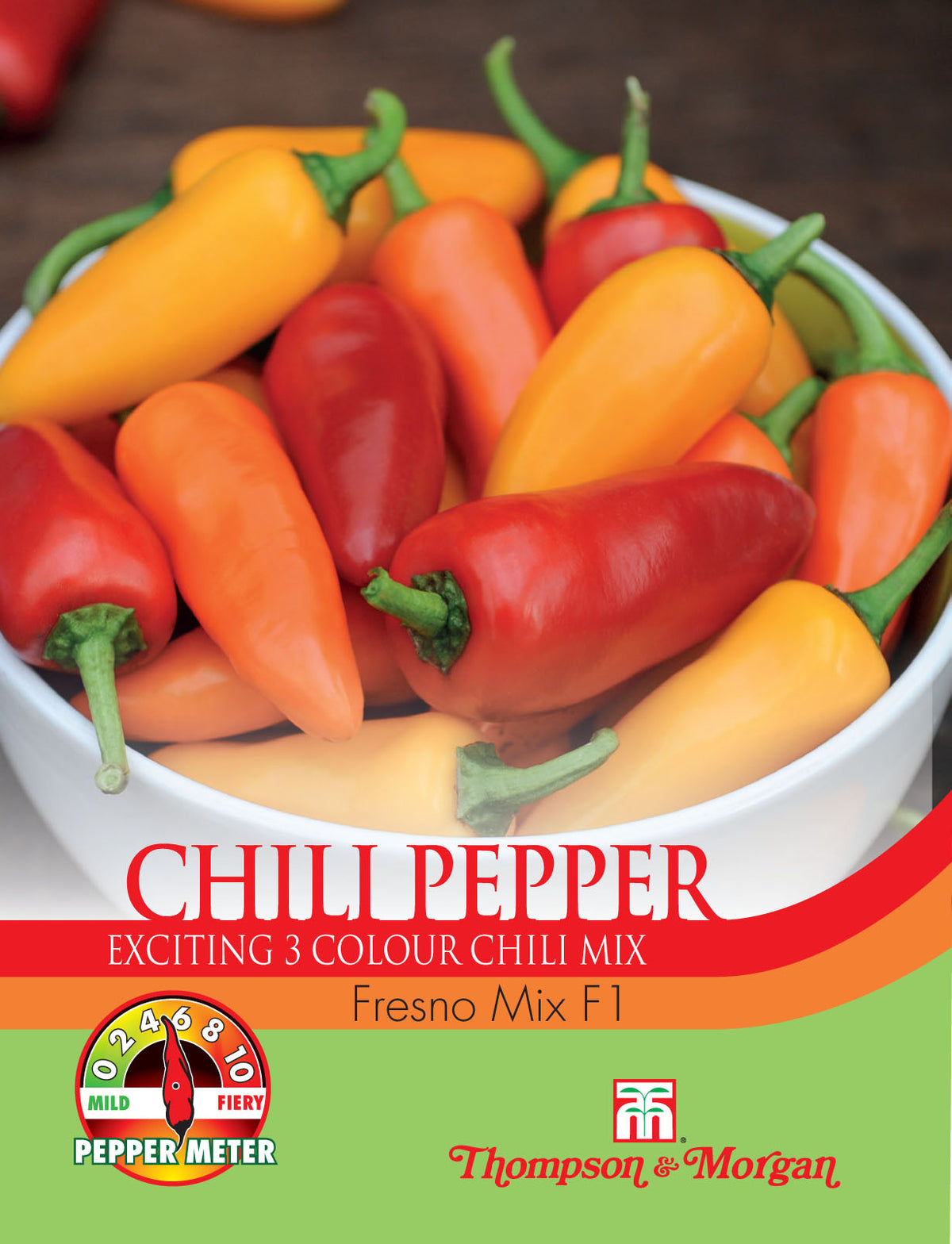 Pepper Chilli Fresno Mix F1 Hybrid- Pack of seeds