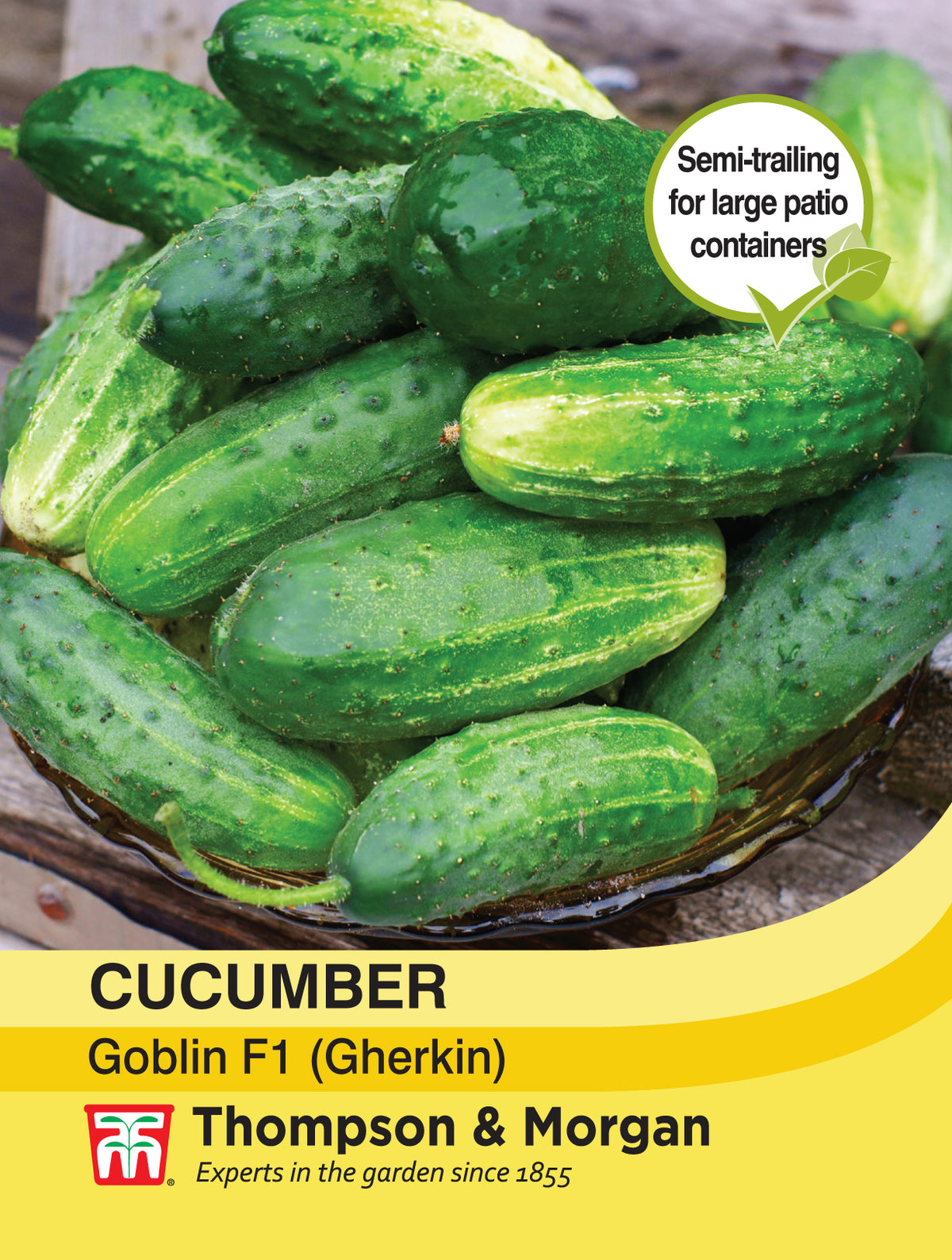 Cucumber Goblin F1 Hybrid (Gherkin)- Pack of seeds