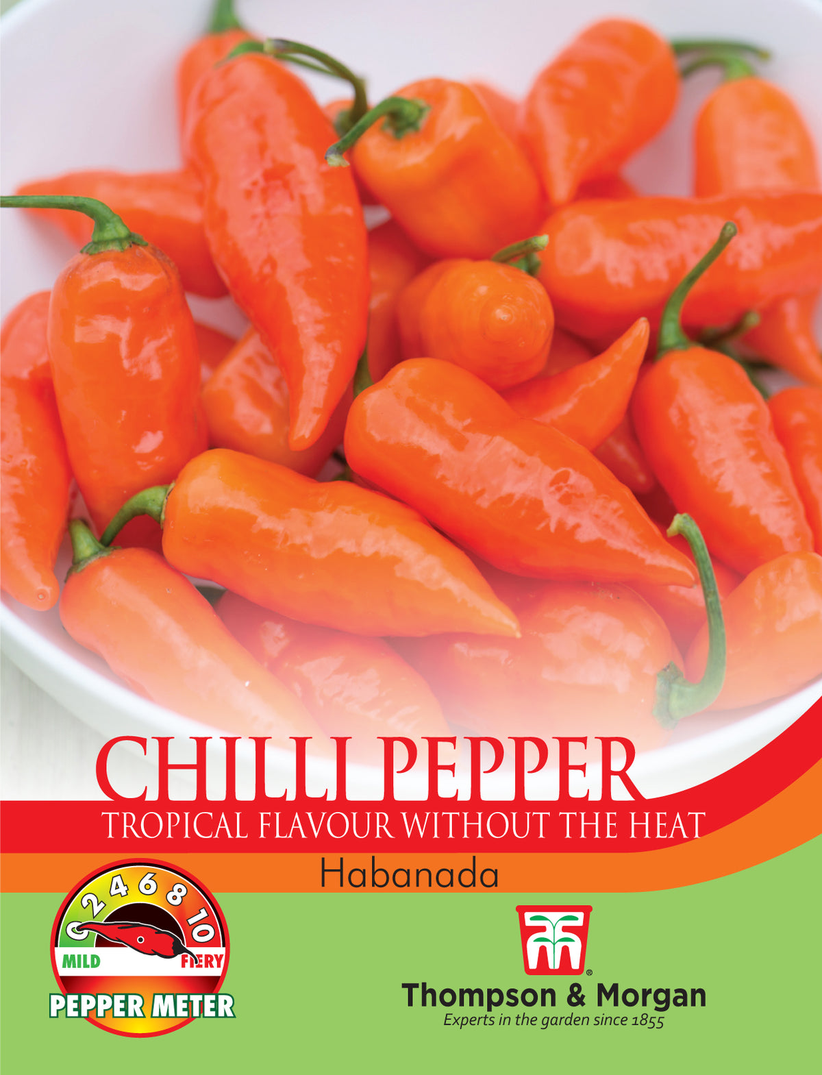 Pepper Chilli Habanada- Pack of seeds