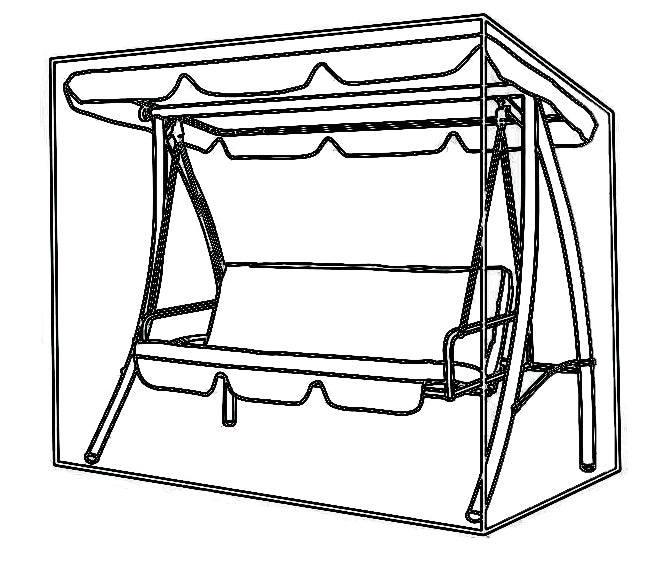 Leisure Grow Deluxe Swingseat Bench Cover - Garden Furniture Cover