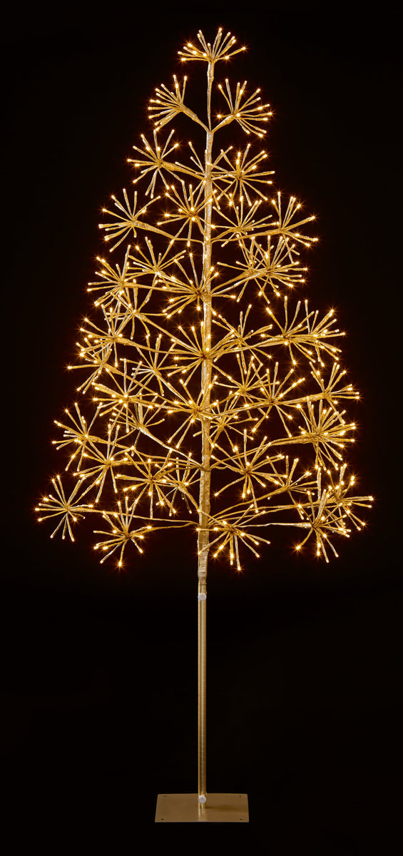 Warm White LED Starburst Tree with Twinkling Lights – Southwood Garden ...