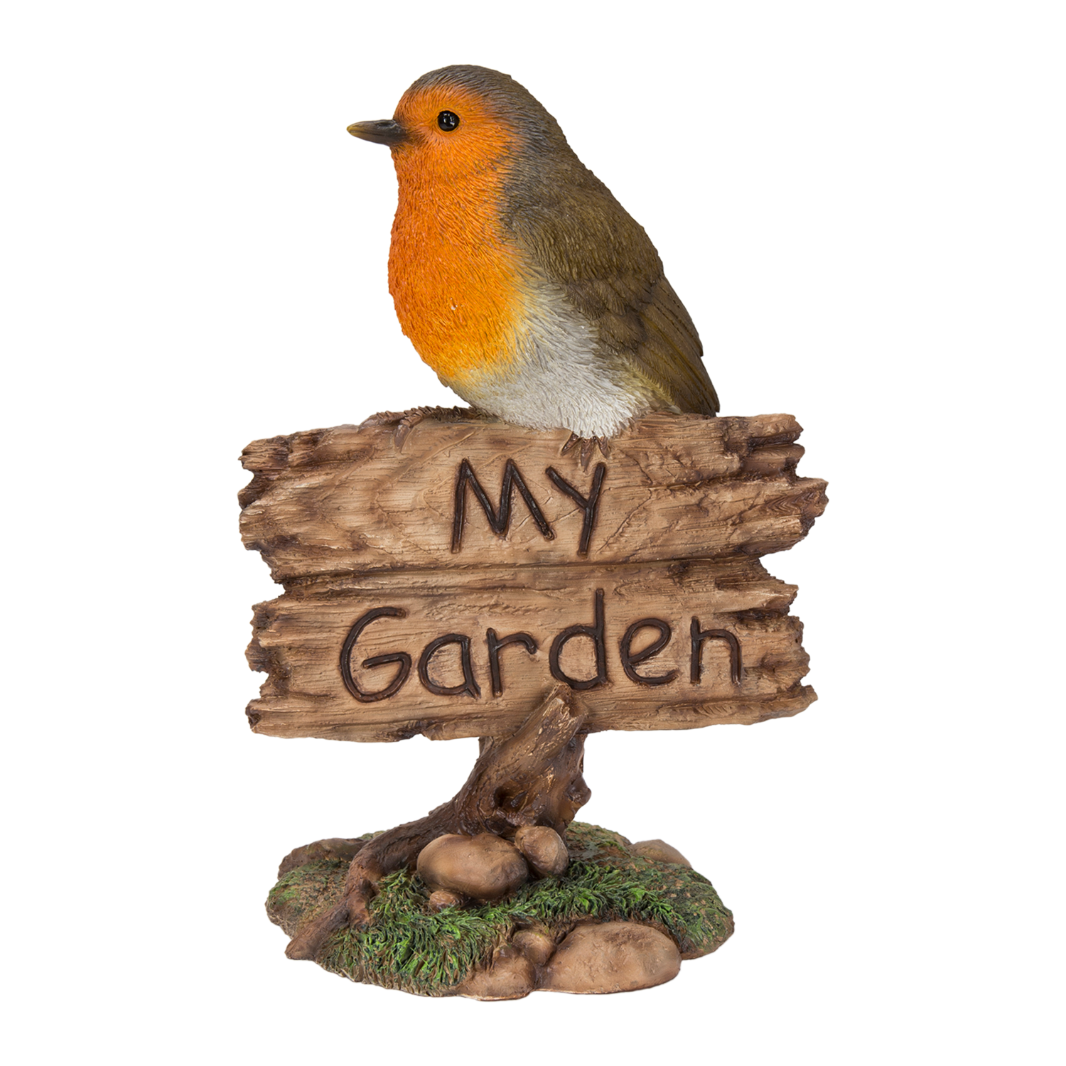Robin. Shop Sign Vivid Arts - My Garden Robin Sign – Southwood Garden Centre