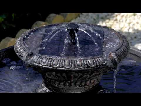 Smart Garden Versailles Tiered Solar Powered Water Feature / Fountain