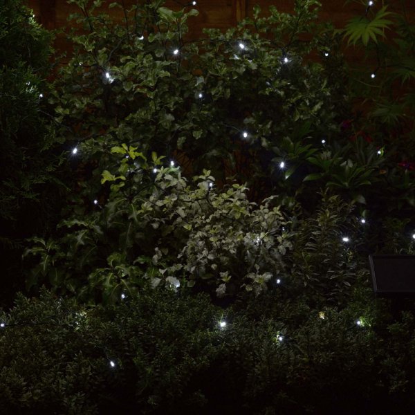 Solar Powered String LEDs Cold White