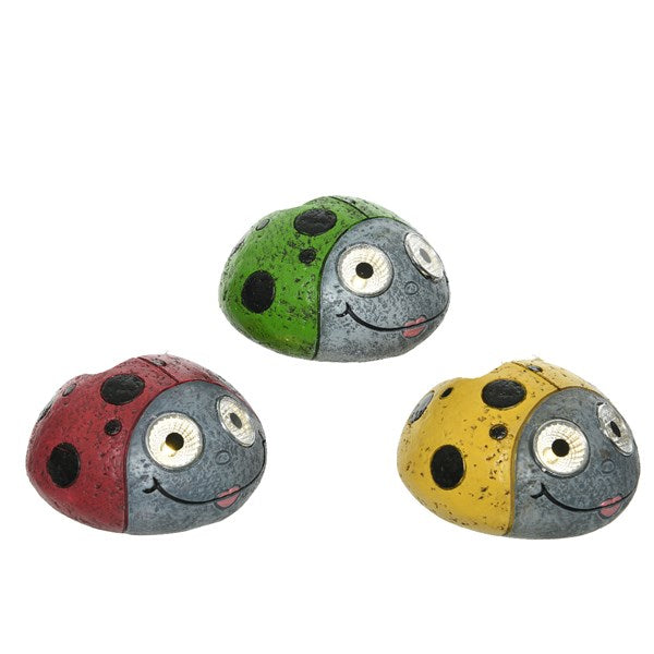 Ladybird Polyresin Solar Lights