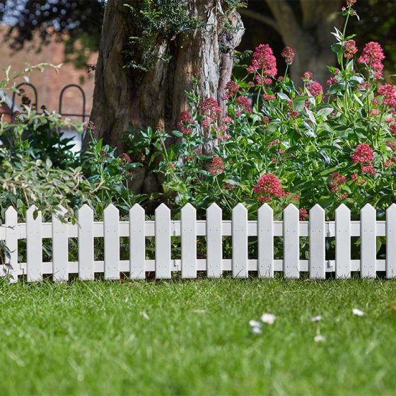PicketFence, White, 20cm x 1.6m