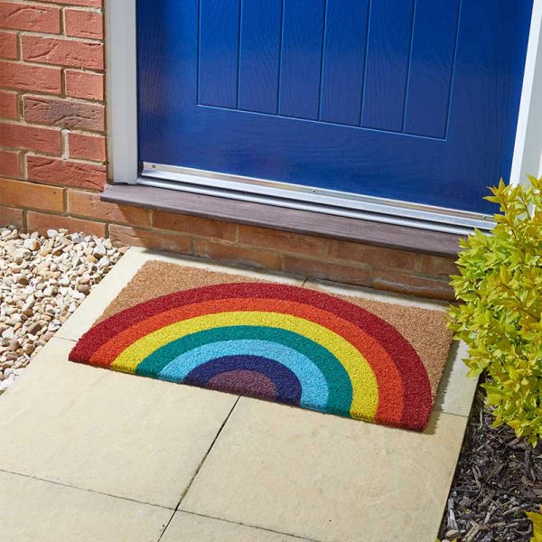 Rainbow Decoir Mat - 75 x 45cm Door Mat