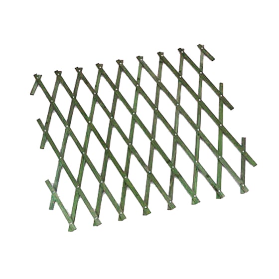 Heavy Duty Wooden Expanding Trellis Green 1.8x0.6m, FSC 1