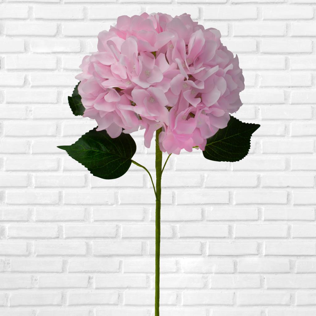 Large 60cm Longstem Artificial Hydrangea available in Pink and Lilac
