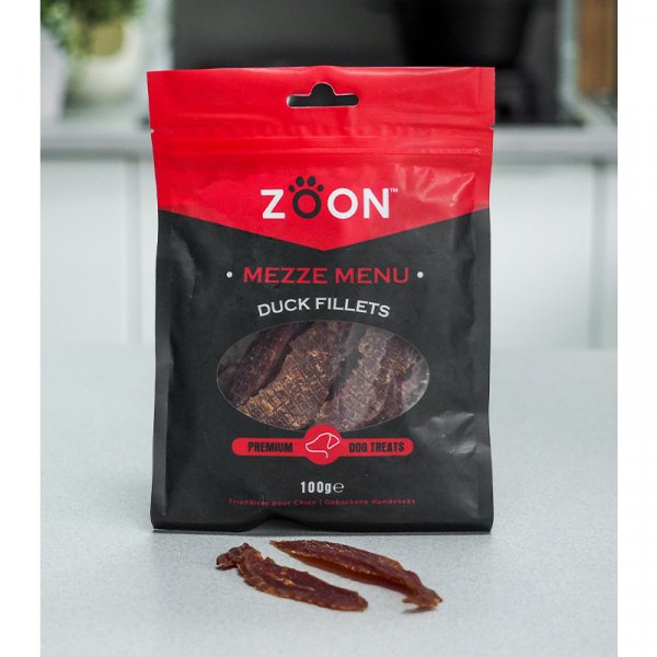 Mezze Menu Premium Duck Fillets Dog Treats - 100g