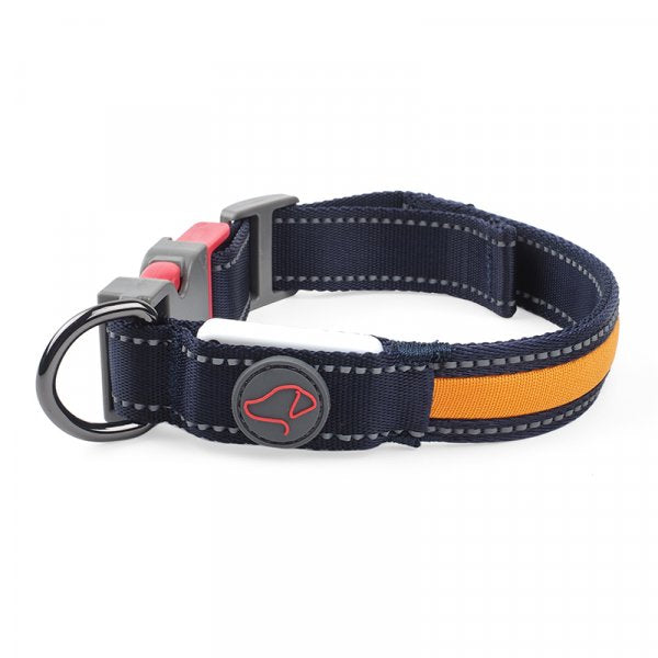 Flash & Go Rechargeable Night Light Up Dog Collar