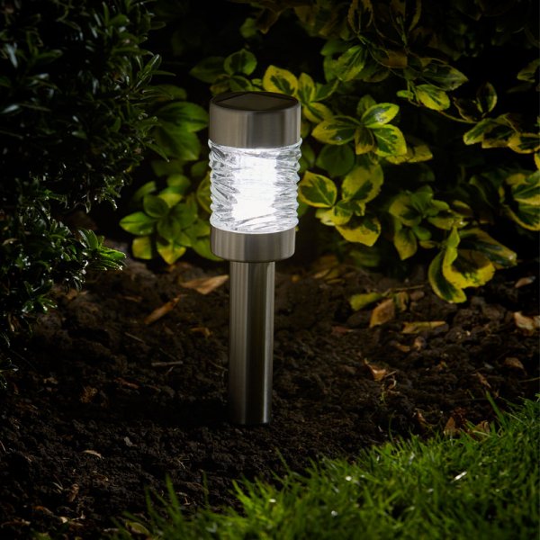 Martini Stake / Pathway Light- Solar Powered- Pack of 4